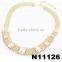 women 2 color zinc alloy chunky chain link chain necklace
