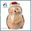 cheap ceramic hedgehog christmas animal gift cookie jars