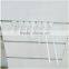 supermarket metal powder white display hook for slating