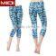 2016 hot selling stretch women fitness tights sublimation capri yoga pants tight yoga pants