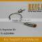 Strong spring steel wire rope lanyard cable with hook