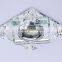 crystal glued square ceiling lamp spotlight downlight indoor lighting MR16+LEDGU5.3 house decoration lamp for home hotel holiday