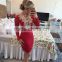 (MY2930) MARRY YOU Sexy Long Sleeve Lace Beadings Backless Short Red Cocktail Party Dress                        
                                                Quality Choice