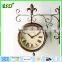 2015 double sided garden wall clock