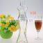 Hot sale whiskey wine bottles 700ml beauty girl shape bolltes transparent empty bottles