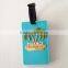 Coconut Tree Customized Soft PVC Luggage Tag Wholesale