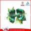 factory premade new fancy christmas hair bows wholesale/Grosgrain ribbon hair bows for Girls