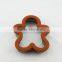 soft touch effect silicone & stainless steel sandwich cutter