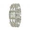 New models unique design big diamond bands alloy quartz jewelry watch