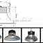 UL 210W LEB210G led low bay light pendant light IP20 RoHS zhongshan