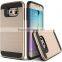 LZB Brushed metal phone cover for samsung galaxy s6 edge case cover