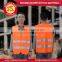 Men's hook and loop reflective safety vest