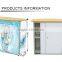 cosmetic folding marketing food promotion display counter