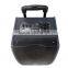 Portable trolley speaker professional amplifier for outdoor stage with remote fm wireless mic MZ-138