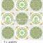 TJ-4905 Transparent emboossed tablecloth with golden & silver
