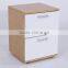 Wooden bedroom furniture modern 2 drawer oak effect bedside cabinet / table