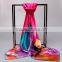 The Latest Pattern Hot Sales Silk Satin Plain Scarf