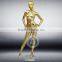 Realistic Plastic Used Female Wedding Dress Mannequins