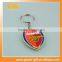 Custom eco-friendly promotional injection rubber keychain