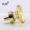 Newest Design Shiny Gold Zinc Alloy Interior Cabinet Glass Knob