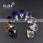Shiny Warm Amber Top Knobs Hardware Cabinet Glass Pulls