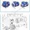 High efficiency Y2 three phase asynchronous motors IP55