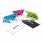 fashion design touch-u silicone card wallet mobile phone stand credit card holder