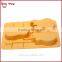 BT0106 New High Quality New Design Guitar Shaped Silicone Cake Mold Violin Shape Microwave Safe Silicone Cake Mould