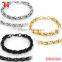 316L Stainless Steel Bar Chain With 18K Gold Plated,Dubai New Glod Chain Design For Men, Gold Chain