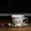 220ml pocerlain coffee cup and saucer for lady