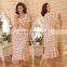 super quality women cotton pajama dress loungewear dress