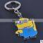 On sale Despicable Me film minions key chains/ Minions metal key rings