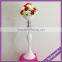 LDJ549 86cm table center flower stand white metal vase wholesale
