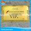 Gold/black luxury membership metal card with reasonable price
