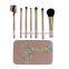 7pcs portable makeup brush set with box Natural hair Powder eye shadow brush cosmetic tools