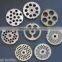 stainless steel meat mincer plates knives butcher supplies