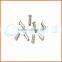  high quality black oxided semi hollow rivet