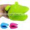 Non-stick colorful silicone oven mitt