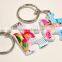Fashion Design Polymer Puzzle Keychain For Sublimation