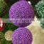 SJ040915 Home & wedding decoration artificial grass ball indoor
