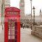 Antique red public telephone booth Bristish Telephone Booth for sale