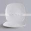 White Porcelain Square Shape Plate,porcelain Plate Without Any Decal,10.5inch 8.5" Pure Porcelain Plate