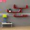 3 tier wooden wall rack wholesale hanging wall shelving for home wall art decor floating shelf