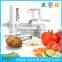 easy operation multipurpose vegetable slicer with four blades