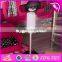 New style 30 furniture pieces children pretend play wooden giant doll house W06A222