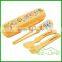 ECO PLA plastic training chopstick spoon and fork baby flatware set