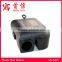 Plastic black color control mouse trap box rodent bait station SX-5023