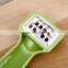 Fashional style good quality PP material double heads stainless steel blade multifunctional peeler