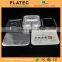 Disposable sealable aluminium foil food tray with lid for hotel takeaway