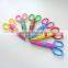 High quality colored plastic hand work scissor for DIY